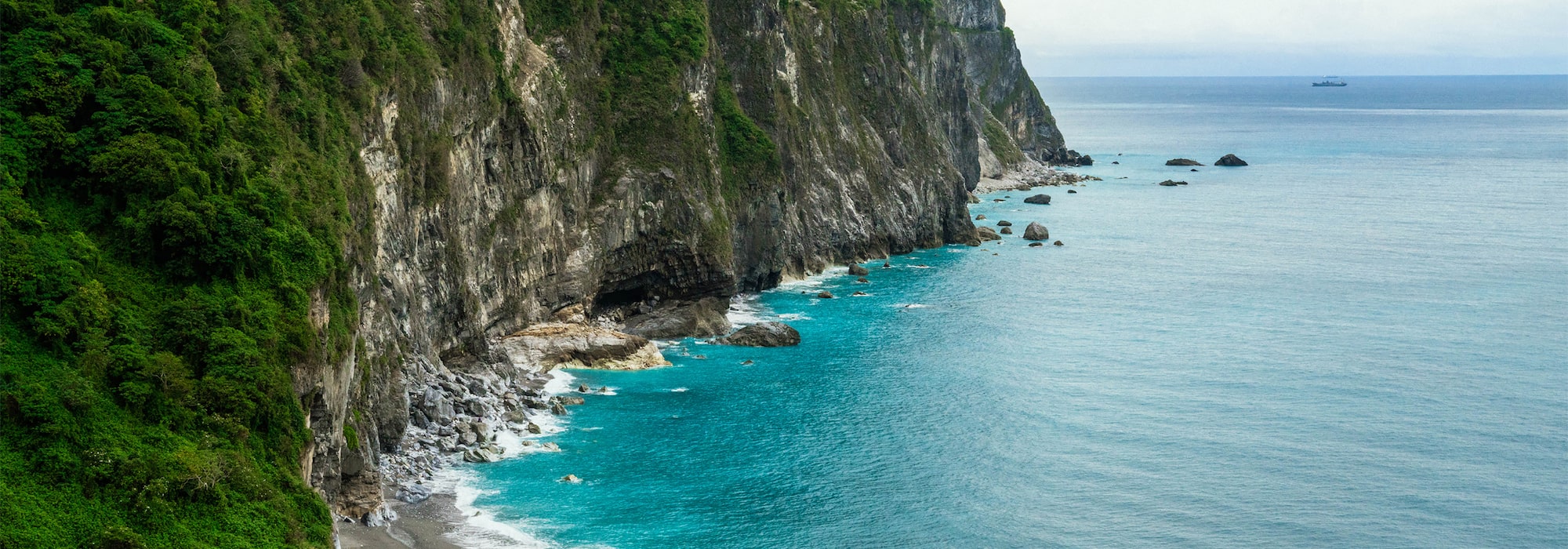 Qingshui Cliff, Taiwan  Taiwan offers both dramatic scenery and dynamic city life all around the country. The amiable locals have a ‘c’est la vie’ attitude that makes it a joy to visit.