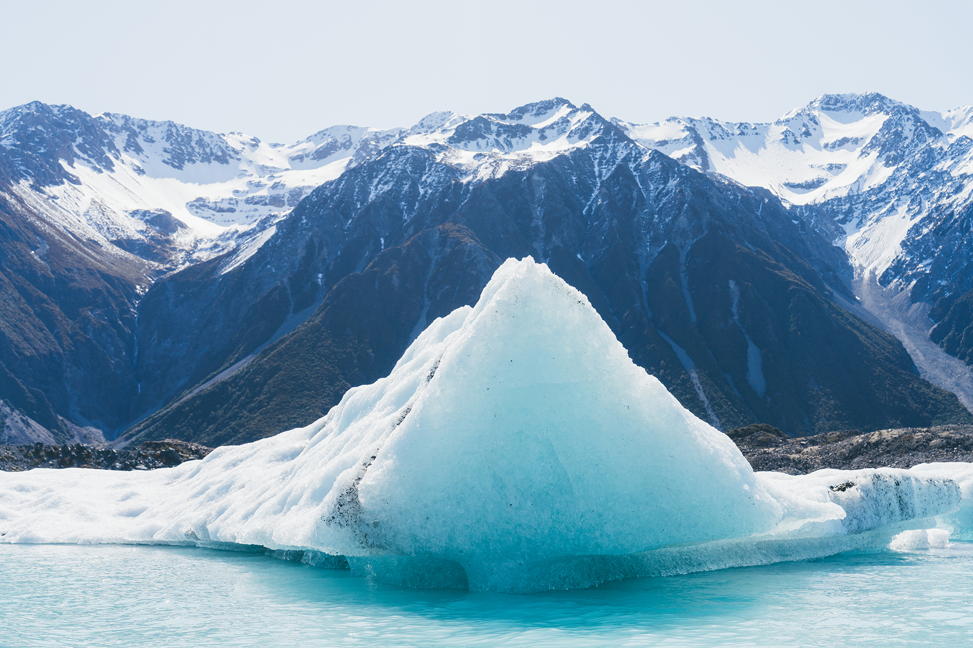 Iceberg, mountain view